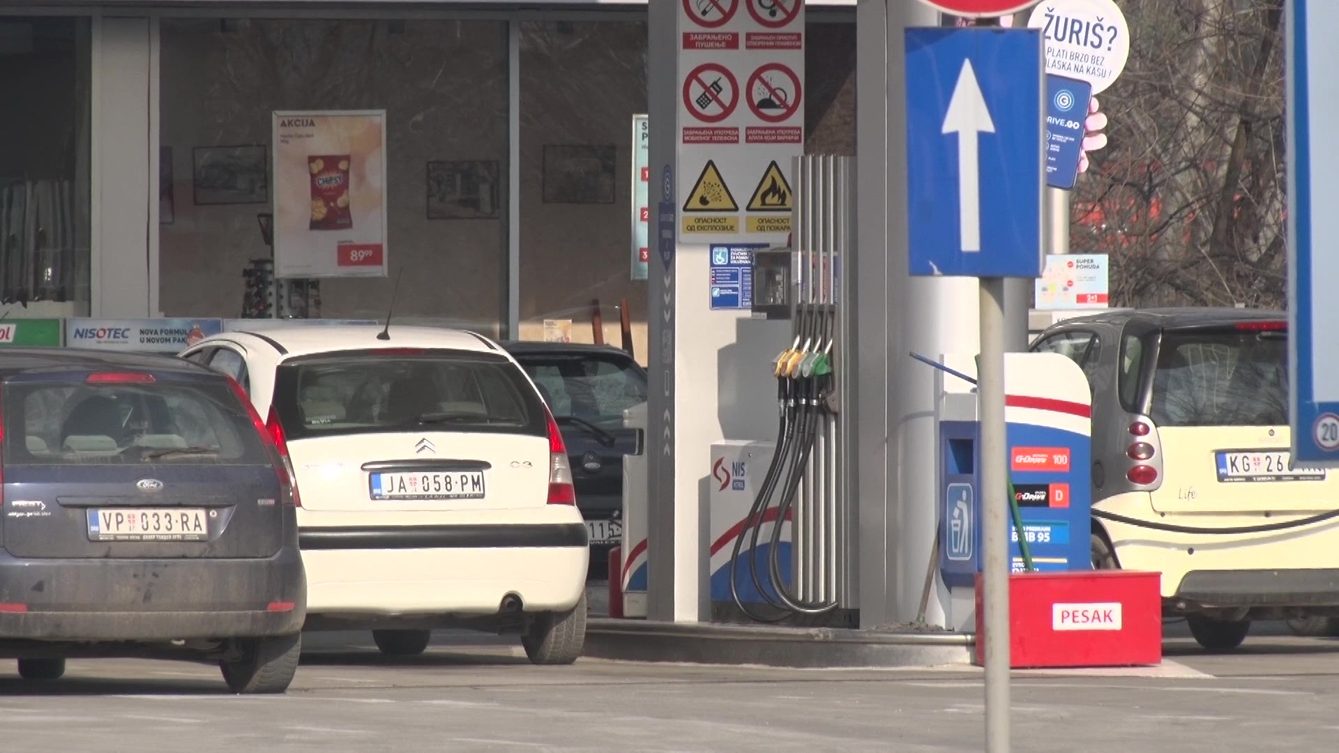 Nepromenjene cene goriva u narednih sedam dana